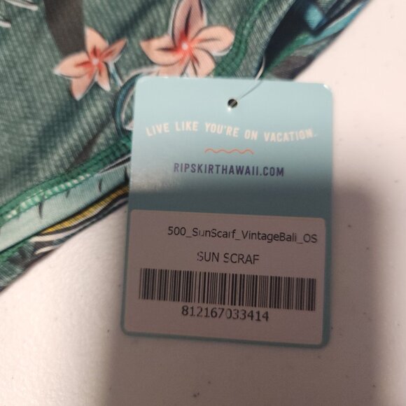 RipSkirt Hawaii Wrap Skirt & Sun Scarf Cover Up Beach Vintage Bali Large NEW NWT - Picture 8 of 14